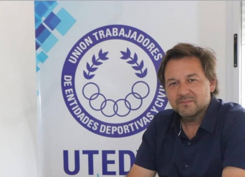 Sebastián Amadeo, secretario general de UTEDYC Chascomús.