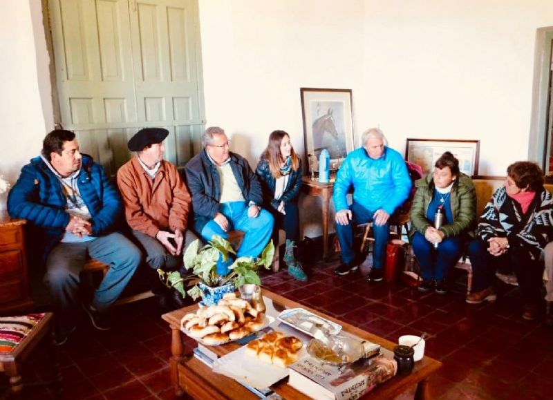 Encuentro con representantes del sector agropecuario local.