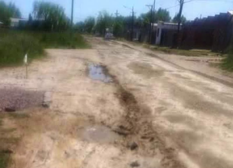 Imágenes publicadas por la vecina Noemí.