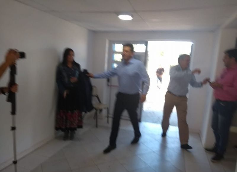 Postales de la visita del líder del Frente Renovador.