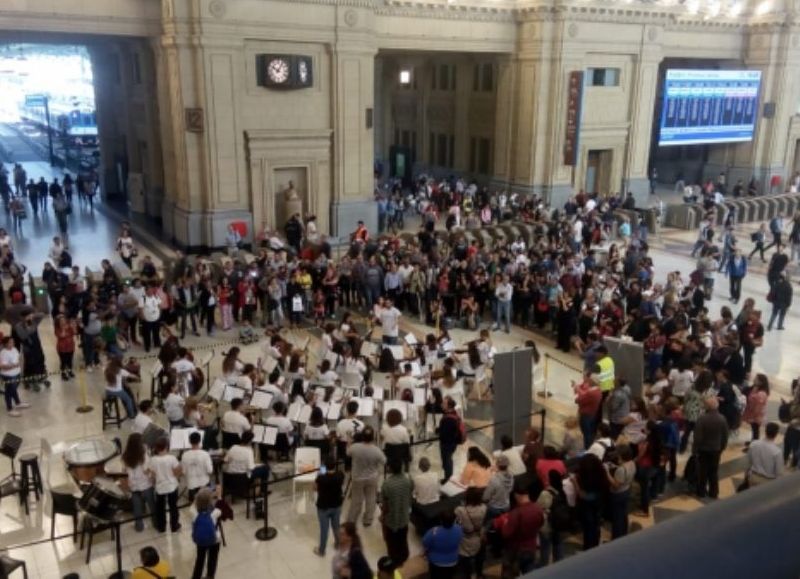 Atrajo la atención de los transeúntes.