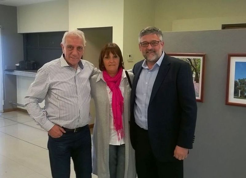 Carlos Restivo, Susana Bedacarratz y Marcelo Villegas.