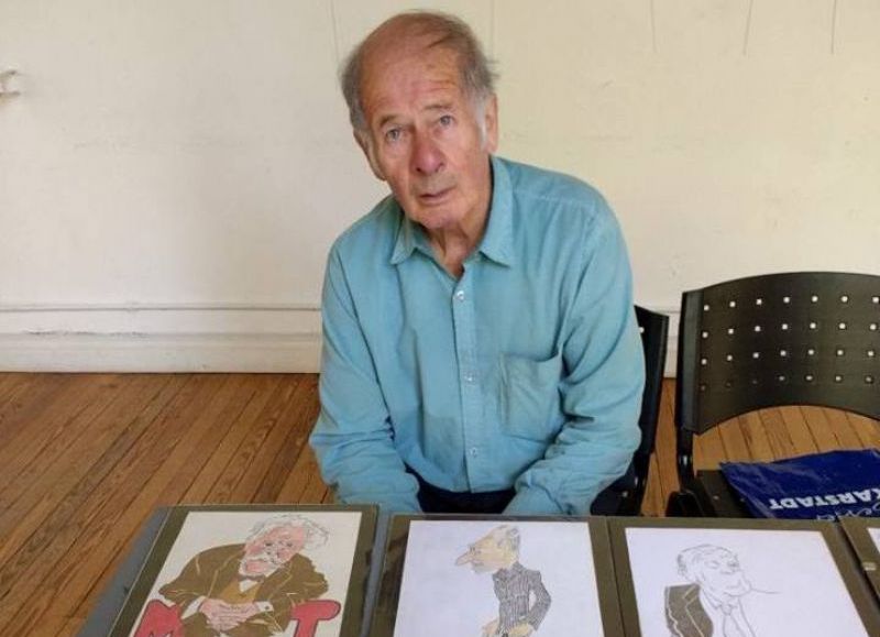 Gran caricaturista.
