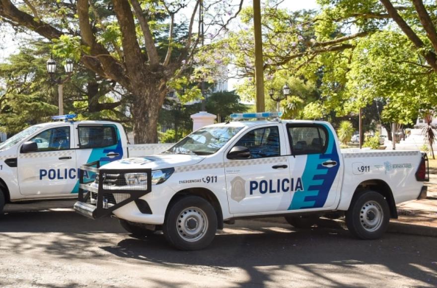 Intervención policial.