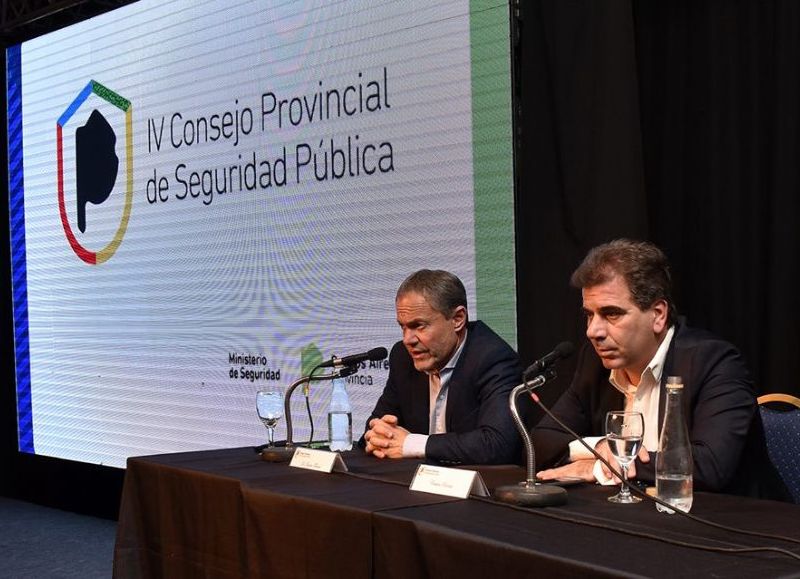 Gustavo Ferrari y Cristian Ritondo.