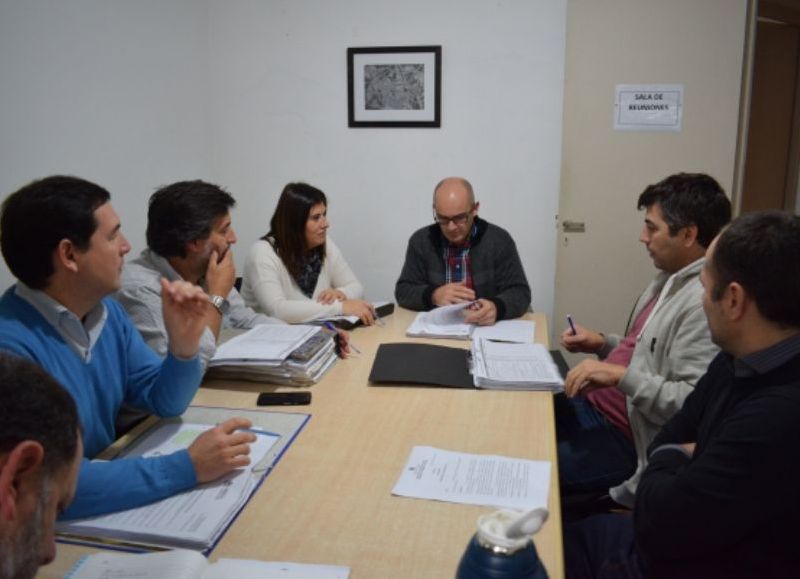 Reunión en la presidencia del cuerpo deliberativo.