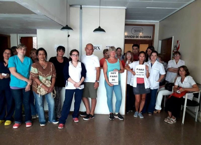 Reciente asamblea de trabajadores.