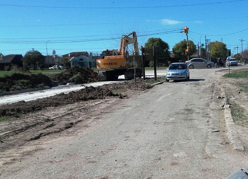 La otra cara del ingreso, calles destruidas.