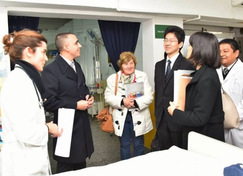 Fue donado por la Embajada de Japón.