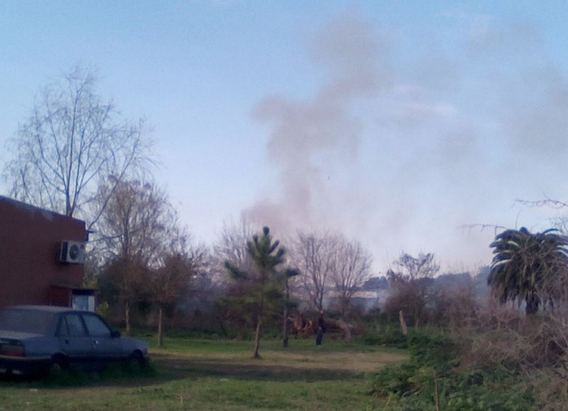 Expeditiva intervención de los bomberos.