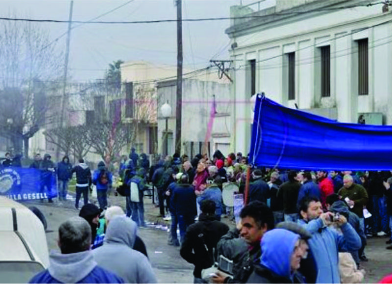 La manifestación de días atrás.