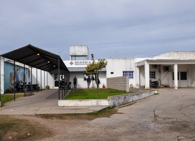 Entrada de la guardia del hospital San Vicente de Paul.