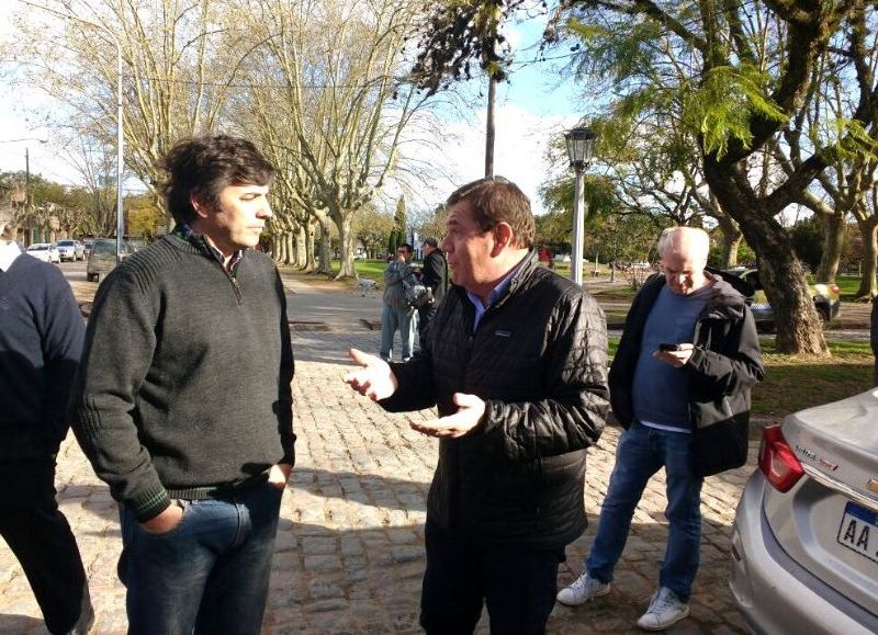 Conversaron sobre la situación de Chascomús y analizaron los pasos a seguir.