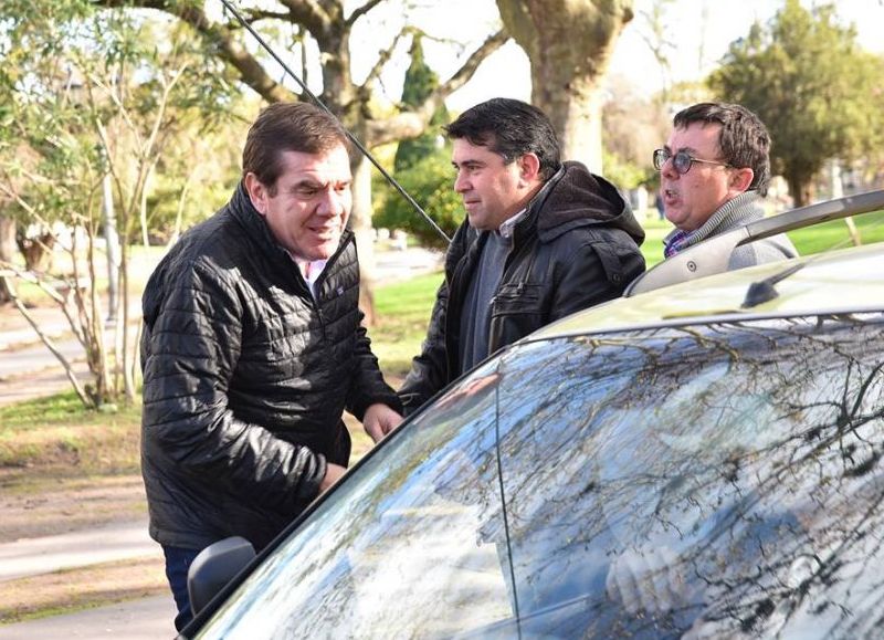 Recorrida por el centro de monitoreo.