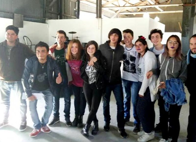 Parte del grupo de participantes.