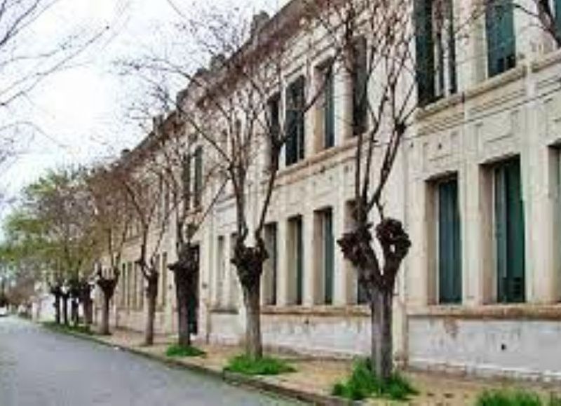 Una de las escuelas donde la actividad fue nula.