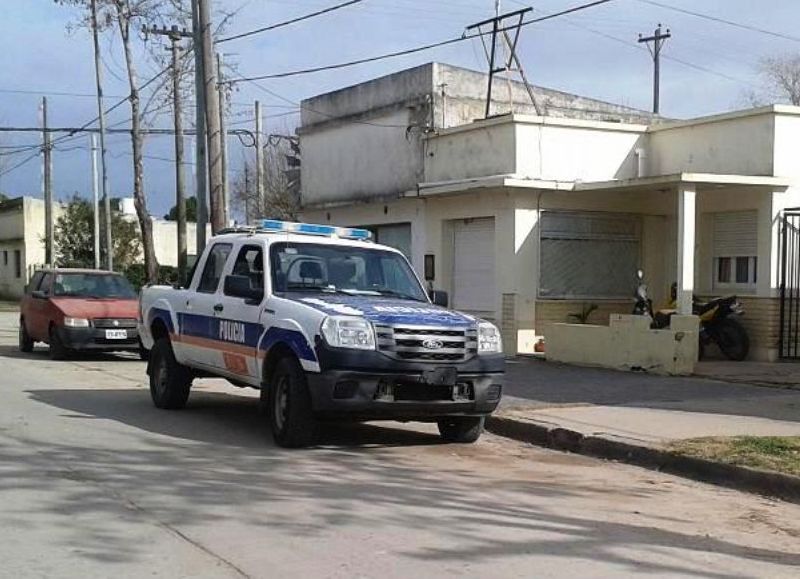 Frente del lugar donde se halló el cuerpo de la joven de 29 años (foto: Semana Maipuense)