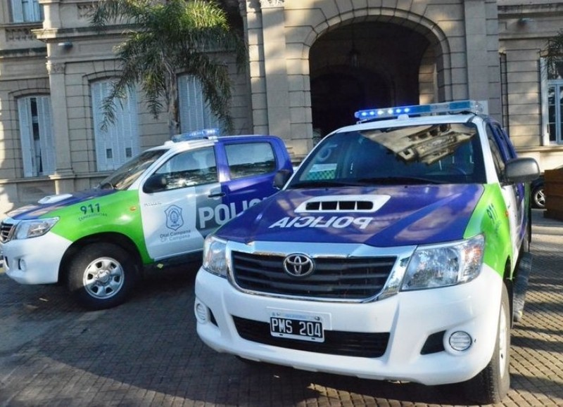 Intervención policial.