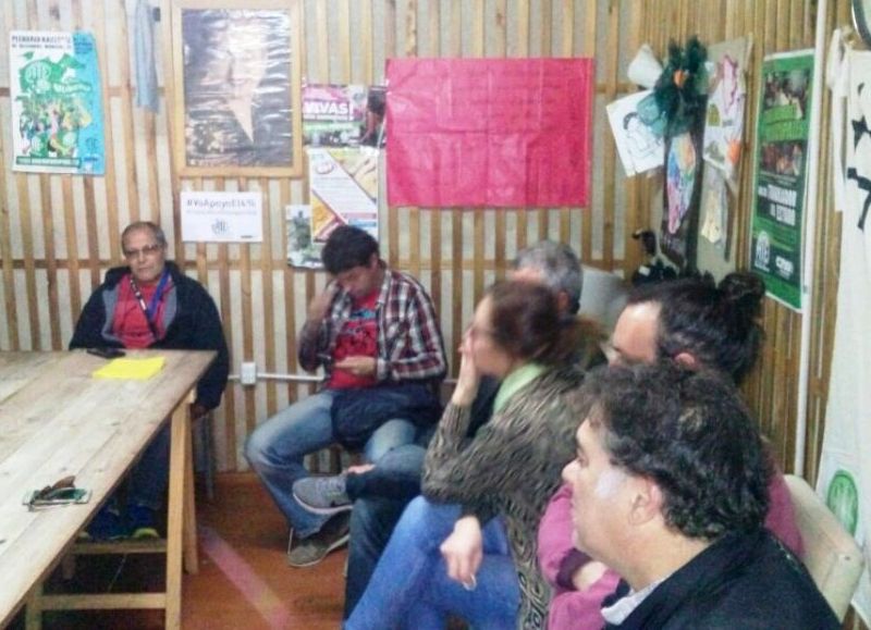 Pre-candidatos y referentes de ATE reunidos