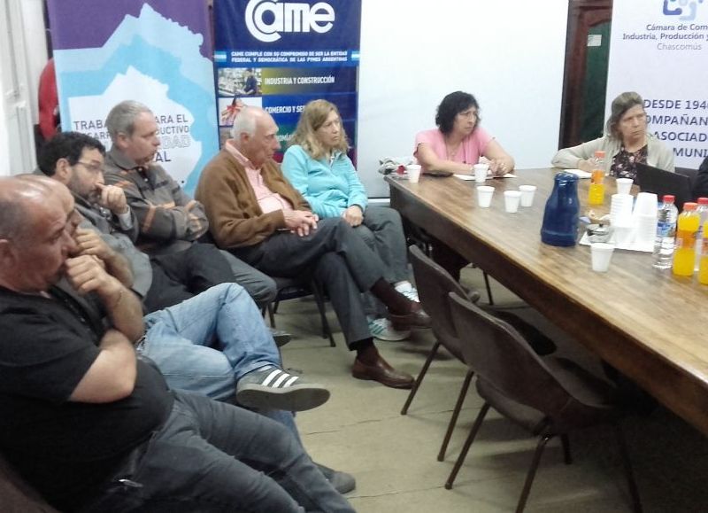 Reunión por el candente tema de la inseguridad.