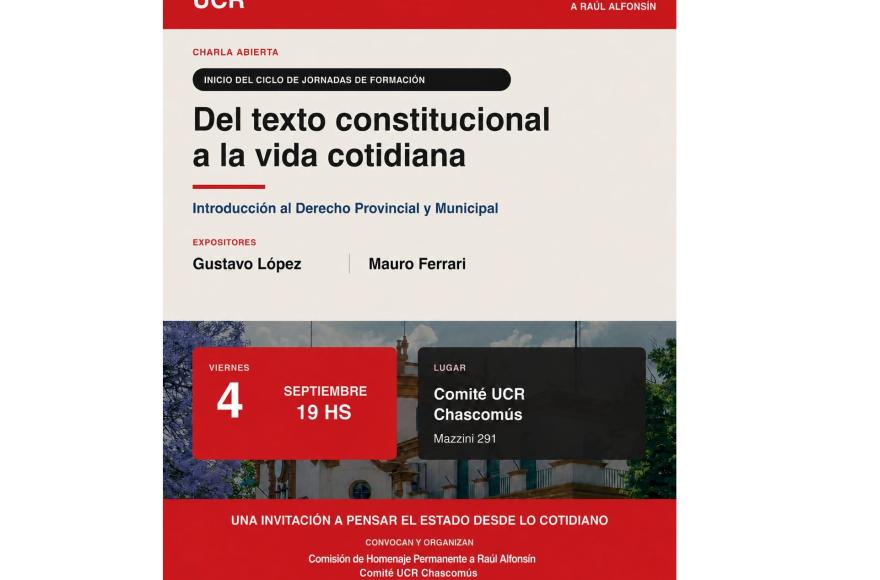 Comisión de Homenaje Permanente a Alfonsín: taller para fortalecer la gestión pública local