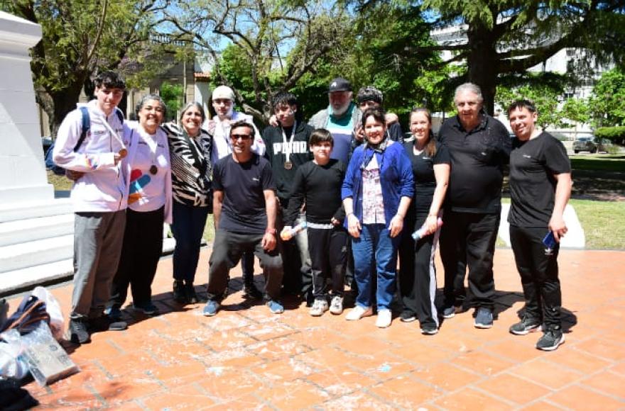 La delegación de Chascomús regresó a la ciudad.