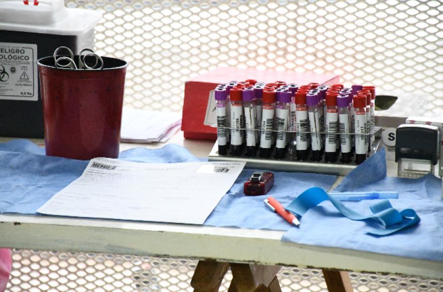 Colecta externa de sangre junto al Club de Leones