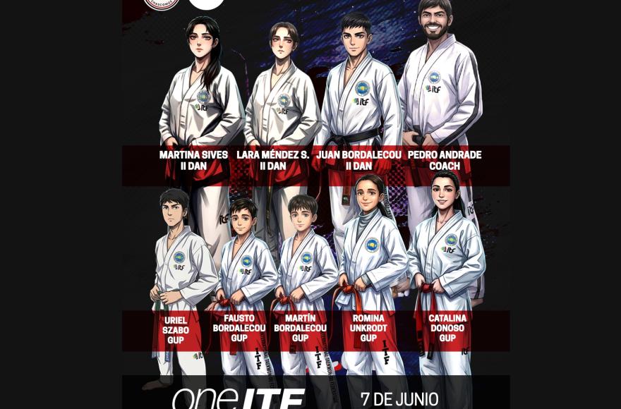 Ocho taekwondistas de Chascomús participarán en ONE ITF Argentina 2026