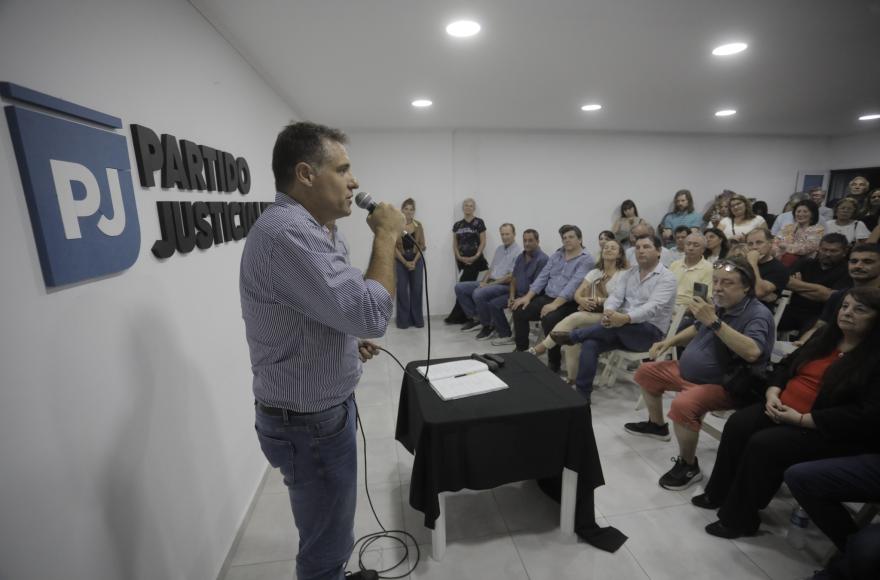 El flamante titular del peronismo local, José Ignacio Rossi.