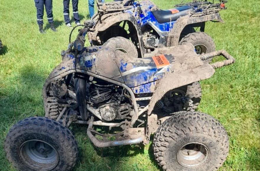 Los cuatriciclos fueron secuestrados sin excepción y la situación quedó controlada.