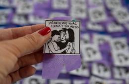 Inauguran mural en el Día Internacional de la lucha contra la violencia hacia la Mujer