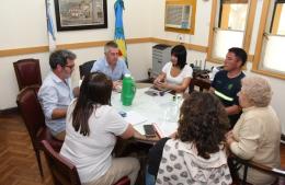 Reunión del Ejecutivo con representantes gremiales