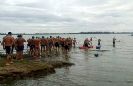 Gastón Tucci ganó el cruce de la laguna