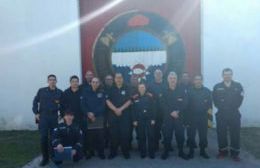 Capacitación de bomberos locales