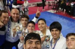 Buena cosecha de medallas en el Sudamericano de taekwondo