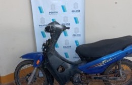 Recuperada rápidamente una moto que había sido robada