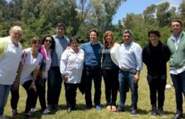 Sanchez Zinny visitó la Escuela 21 de Gándara