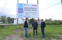 Gastón: “La cloaca máxima es una obra histórica y fundamental para el futuro de Chascomús”