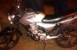 Recuperan moto robada