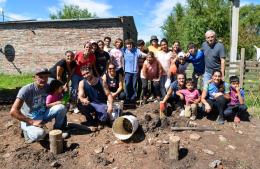 Voluntarios construyeron diez viviendas para familias chascomunenses