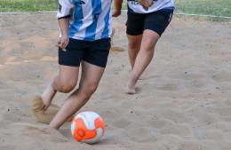 Este viernes se disputa el Torneo de Fútbol Playa