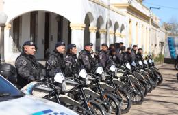 Javier Gastón participó en la presentación del Grupo de Prevención Motorizada en Ranchos