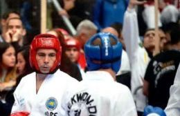 Fernando Rampazzo compite en septiembre en el Sudamericano de Taekwondo