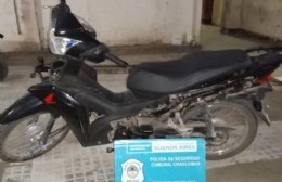 Recuperan en Chascomús moto robada en Ranchos