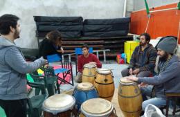El Centro Cultural Municipal Vieja Estación brinda su espacio para un taller de candombe