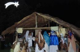 Pesebre viviente en el Parque Libres del Sur