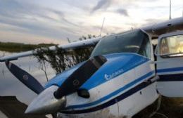 Avioneta abandonada cerca de la Estancia San José