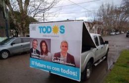 El intendente hace campaña infringiendo la ley