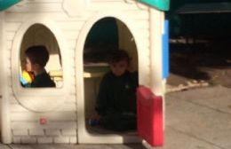 Robaron una casita de plástico del Jardín 910