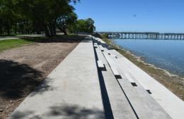 Se habilitó un sector de escalinatas en la Costanera